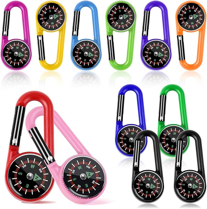 Coghlan’s Outdoor Compasses – Lightweight, Durable Navigation Tools for Hiking, Camping, Orienteering & Survival with Map, Wrist, Lensatic, LED, and Carabiner Options - Image 2